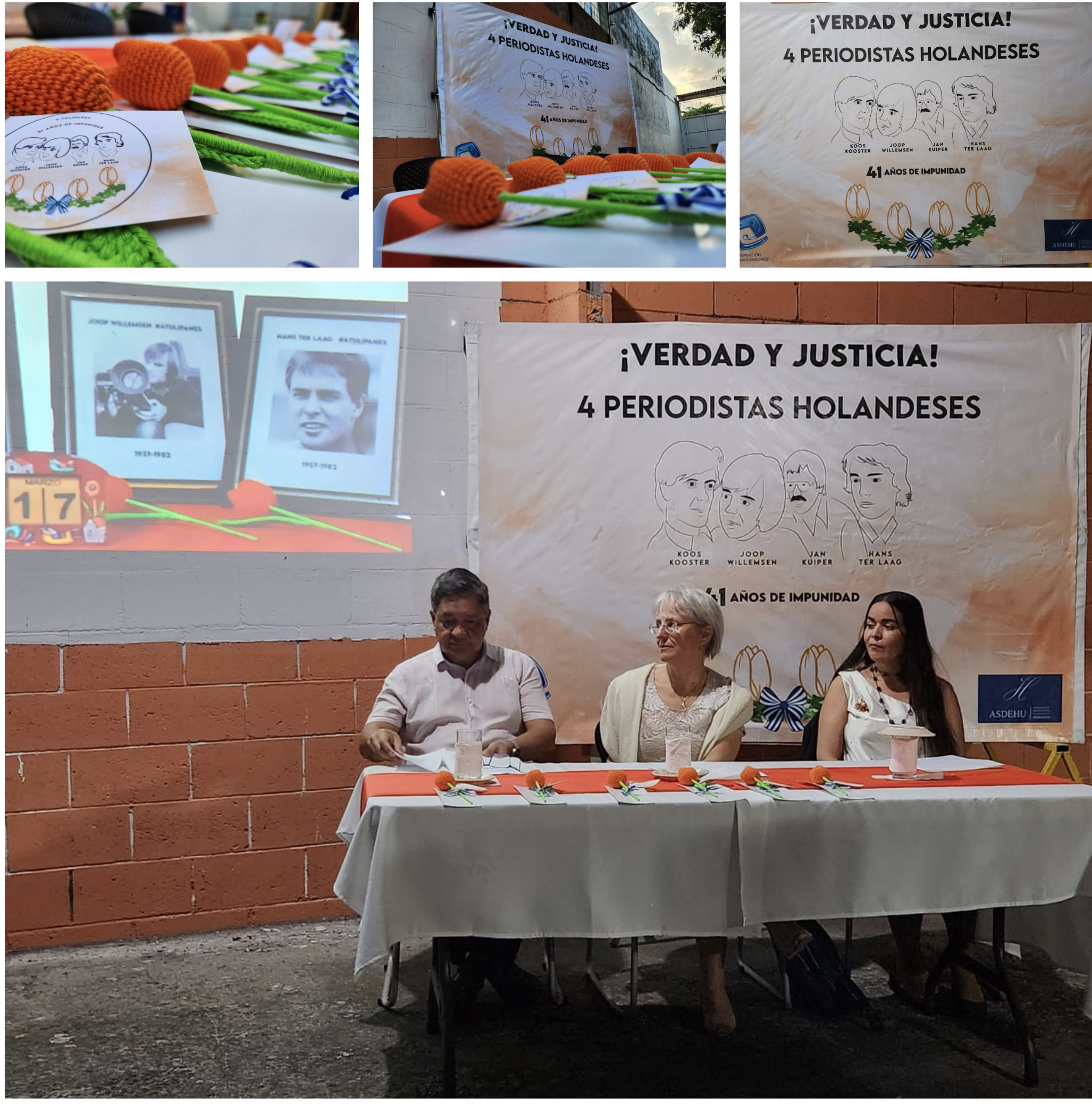 Conmemorando a los 4 periodistas holandeses a través de la cultura