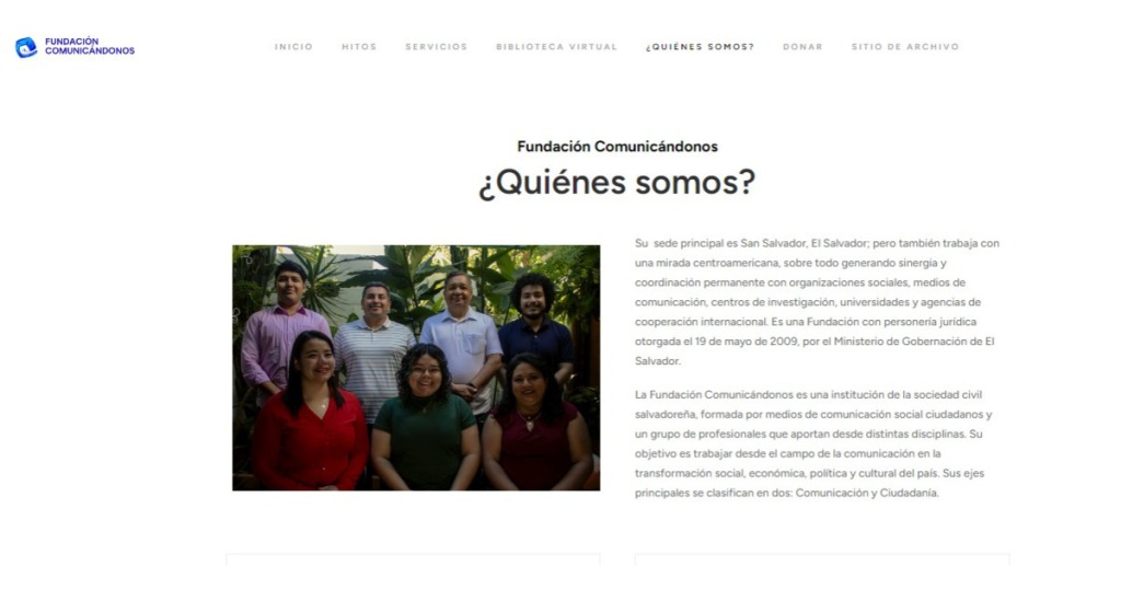 Fundación Comunicándonos lanza nuevo sitio web